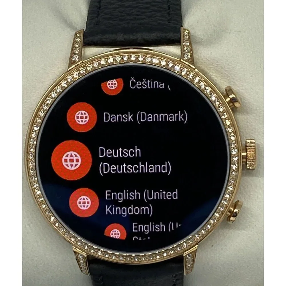 Fossil Gen 4 Authentic Digital Dial Smart Watch Custom Band FTW6012 DC499